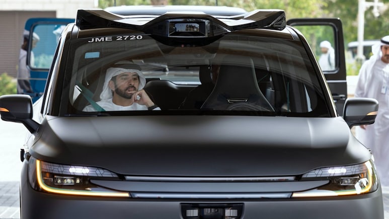 Dubai Gets Driverless Taxis From China's Baidu; Crown Prince Takes A Ride