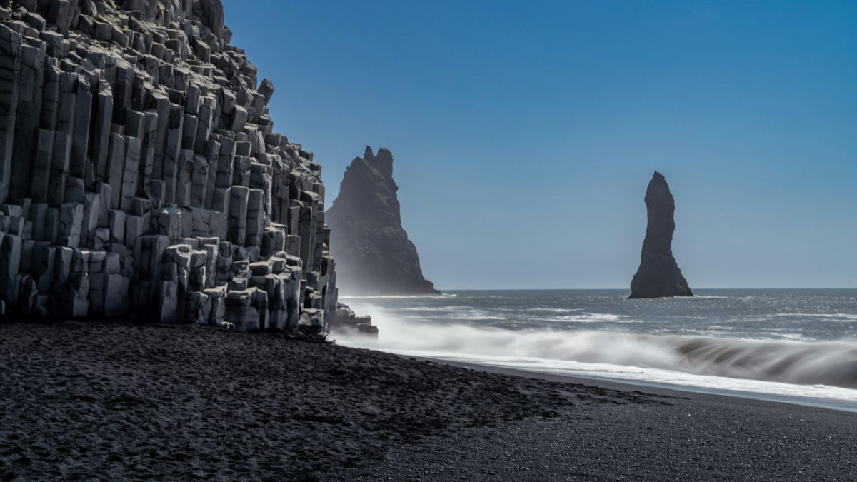 Iceland's Iconic Black Beach Hit By Winter Erosion, Sand Nearly Vanished