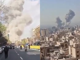 Video: Thick Smoke, Panic On Streets In Tehran After Israeli Strikes