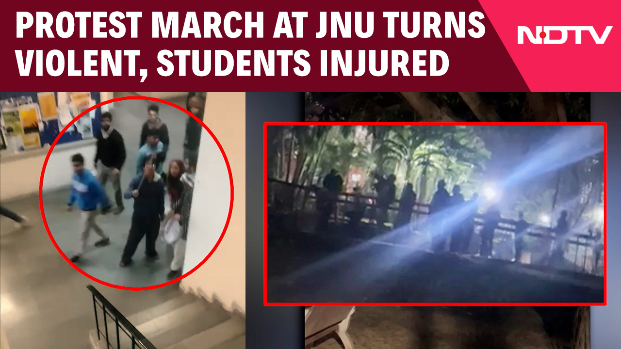 JNU News | JNU Protest Turns Violent, Student Groups Accuse Each Other Of Attacks