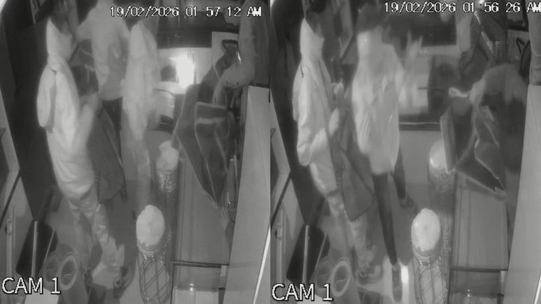 सिंगरौली में आधी रात चोरों का सुनार की दुकान पर धावा, 10 मिनट में ही गहने और कैश लेकर फरार