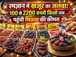 रमजान में खजूर का जलवा, बाजार में 100 से 2200 रुपये किलो तक पहुंची रोजा-इफ्तार की पसंदीदा मिठास की कीमत