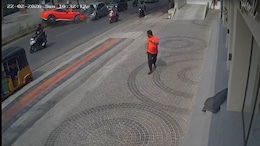 CCTV Shows Moment 4-Crore Ferrari Jumps Divider, Rams Car In Hyderabad