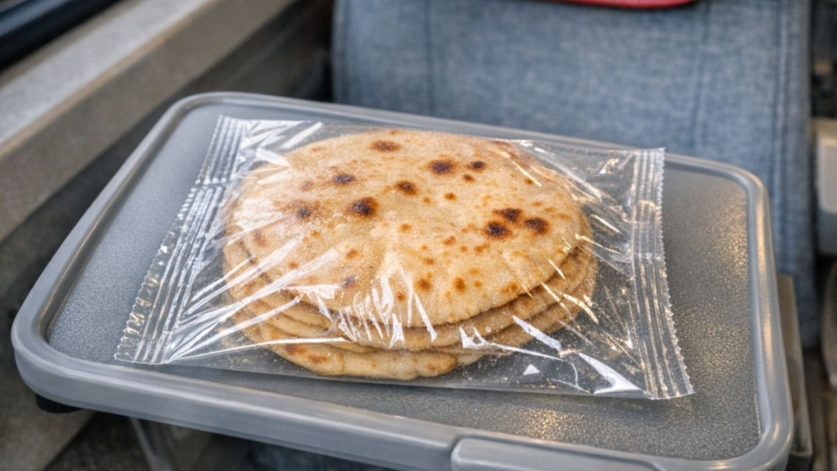 Vande Bharat Passenger Raises Concern Over Rotis Heated In Plastic Packets