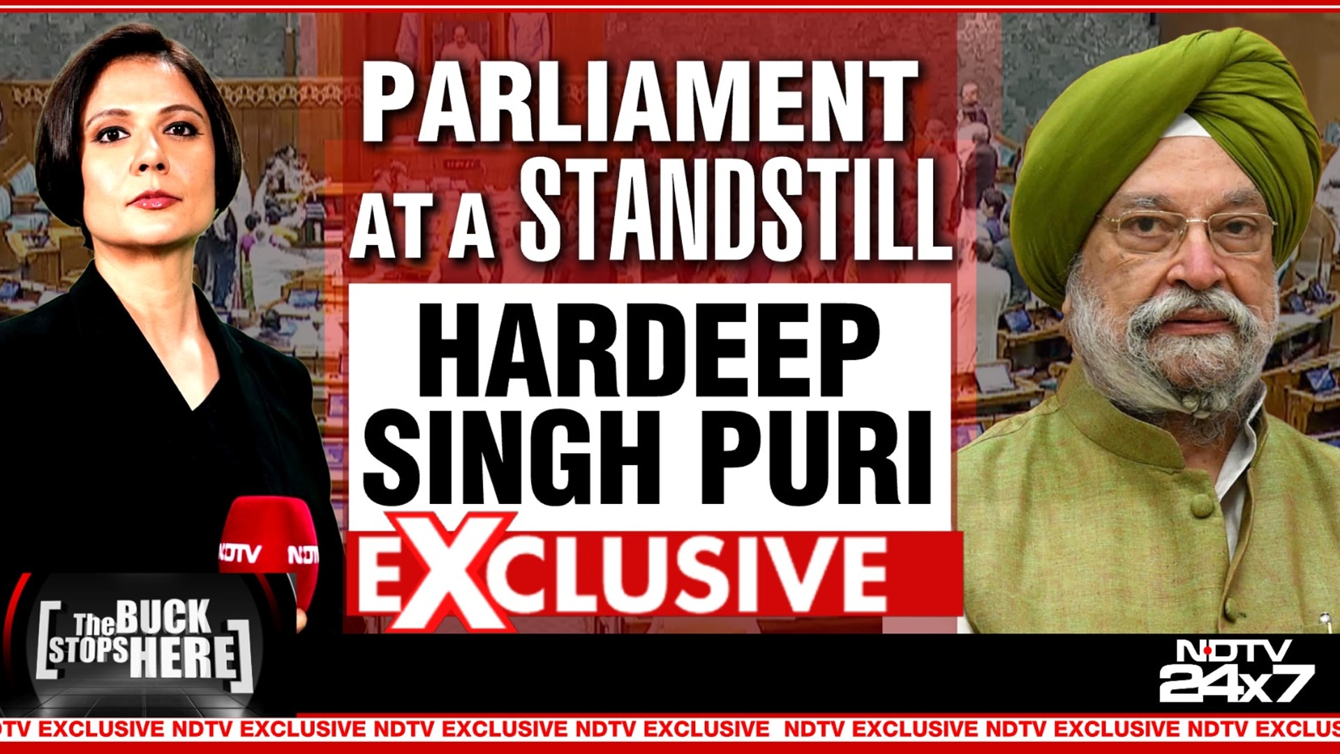 "Unprecedented, Indecent": Minister Hardeep Puri On Parliament Chaos
