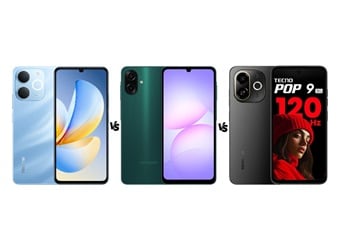 Realme P4 Lite 4G vs Samsung Galaxy A07 4G vs Tecno Pop 9 5G: जानें 10K में कौन सा है बेस्ट
