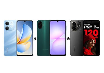 Realme P4 Lite 4G vs Samsung Galaxy A07 4G vs Tecno Pop 9 5G: जानें 10K में कौन सा है बेस्ट