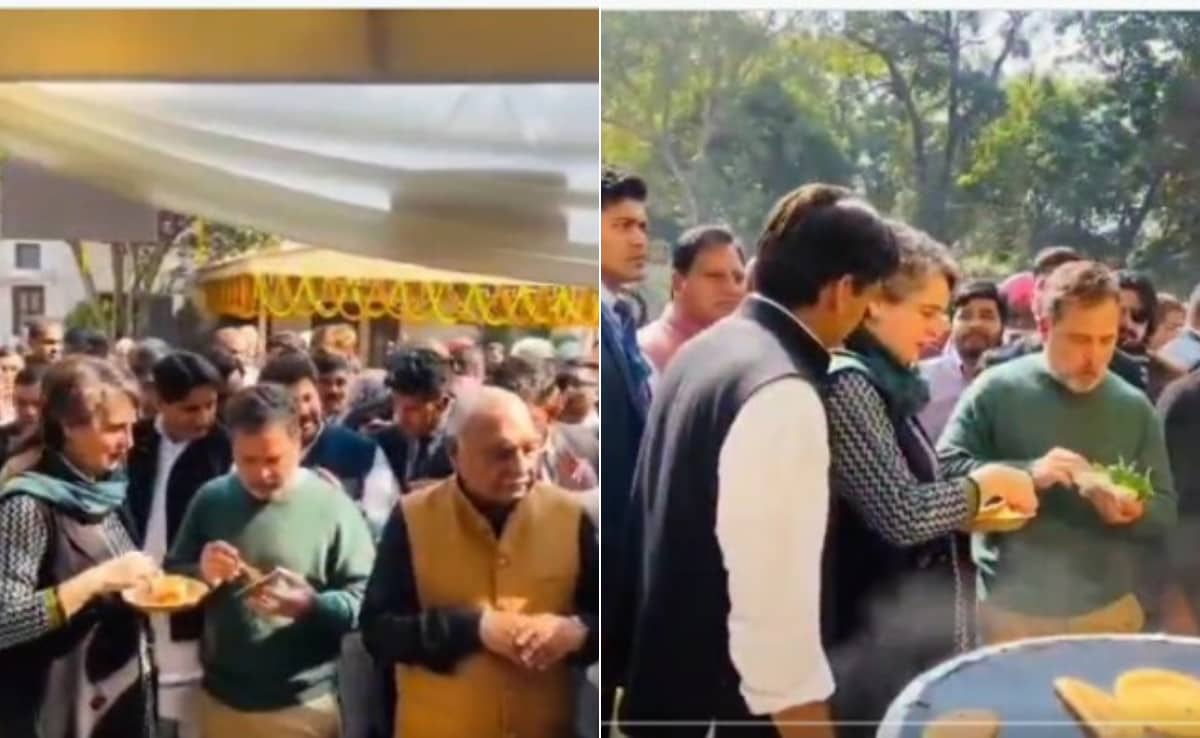 राहुल और प्रियंका गांधी को खूब भाता है चाट का स्वाद, पार्टी में खुद स्टॉल के पास खड़े होकर खाई खट्टी-मीठी आलू टिक्की