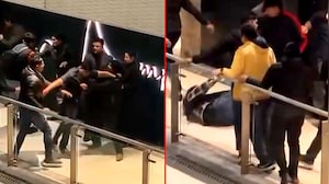 On Camera, 2 Men Beaten Up By Pub Bouncers At Popular Noida Mall