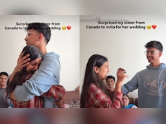 भाई कनाडा से भारत आया, शादी में बहन को सरप्राइज दिया, Video Viral