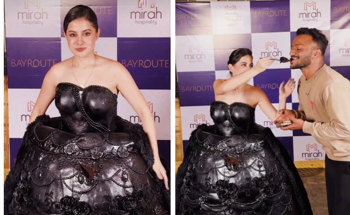 उर्फी जावेद का नया फैशन एक्सपेरिमेंट, केक वाली ड्रेस ने इंटरनेट पर मचाई सनसनी