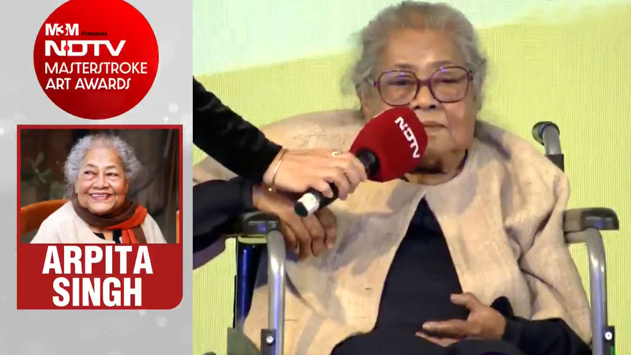 Arpita Singh Named Artist Of The Year At NDTV Masterstroke Art Awards