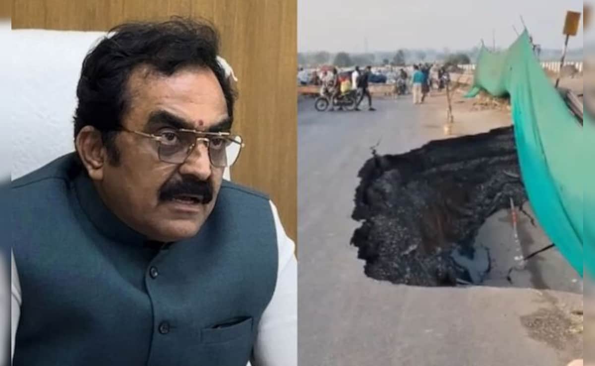 400 करोड़ में बने ओवरब्रिज का हिस्सा गिरा, PWD मंत्री ने कहा- ठेकेदार ब्लैकलिस्ट, होगी एफआईआर