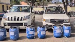 कोटा-मुंबई हाईवे पर 320 Kg संदिग्ध केमिकल जब्त, मध्य प्रदेश के मालवा में होना था सप्लाई