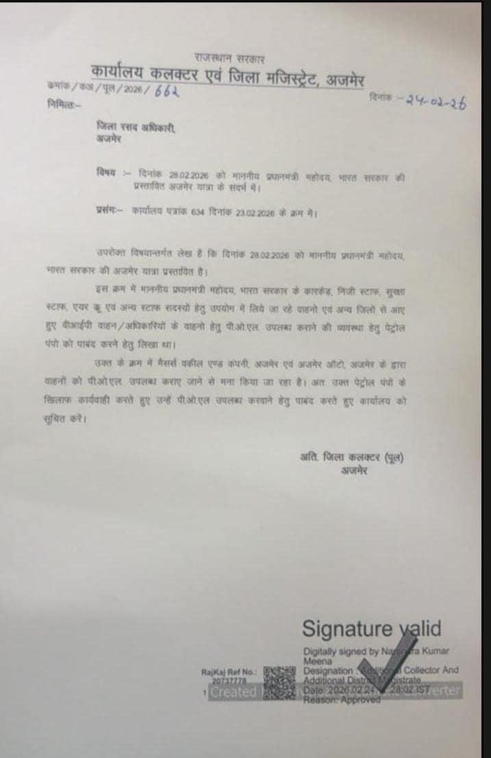एडीएम सिटी ने कार्रवाई के लिए पत्र लिखा है. एडीएम सिटी ने कार्रवाई के लिए पत्र लिखा है.