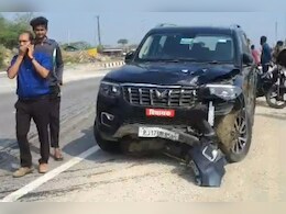 विधायक की स्कॉर्पियों से बाइक सवार की मौत, हादसे के बाद MLA को ग्रामीणों ने घेरा, पुलिस को करनी पड़ी मशक्कत