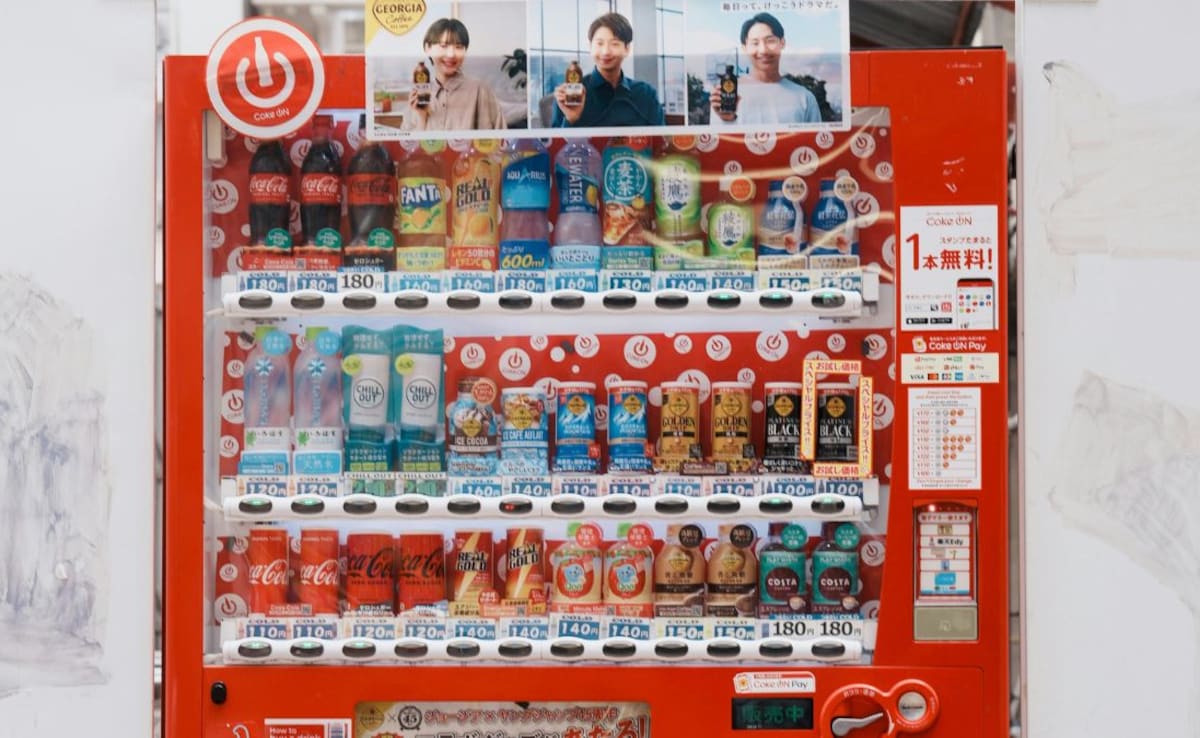 Coffee candies in Japan. Photo