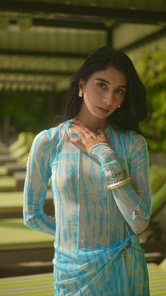 Dolly Singh Nails This Dreamy Blue Silhouette