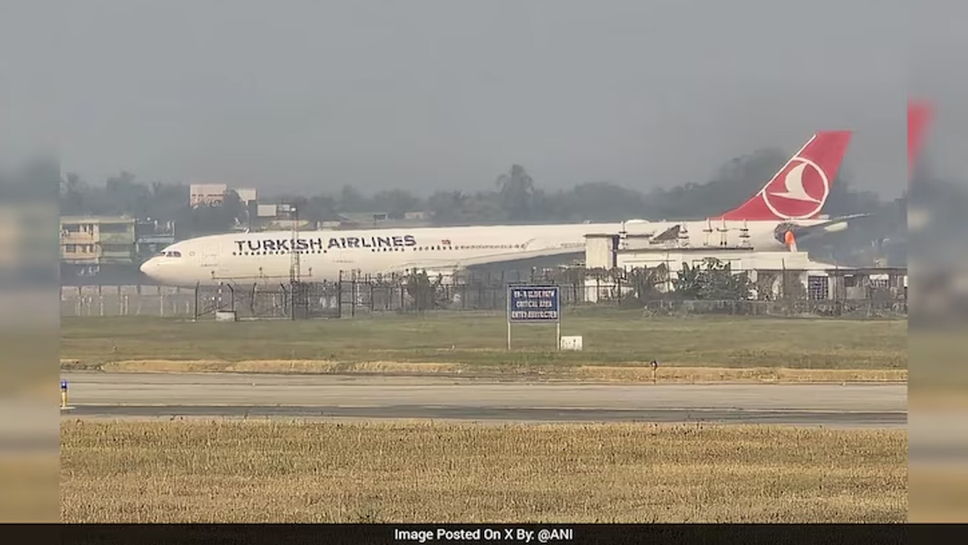 Turkish Airlines Aircraft Lands In Kolkata After Right Engine Catches Fire