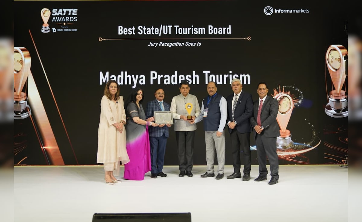 SATTE 2026: MP ने लगातार दूसरी बार जीता ‘बेस्ट स्टेट टूरिज्म अवॉर्ड’; मुख्यमंत्री मोहन यादव ने दी बधाई