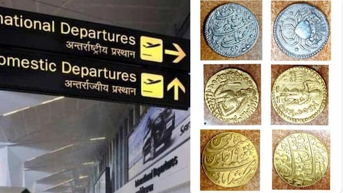 मुंबई एयरपोर्ट पर तस्करी की बड़ी कोशिश नाकाम, पुराने सोने‑चांदी के सिक्के बरामद