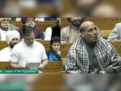 ”کتاب چھپی نہیں، تو ثبوت کہاں سے لائے؟‘‘ پارلیمنٹ میں راہل گاندھی پر راجناتھ سنگھ نے اٹھایا سوال، زبردست بحث کے درمیان لوک سبھا اسپیکر نے بھی راہل گاندھی کو روکا