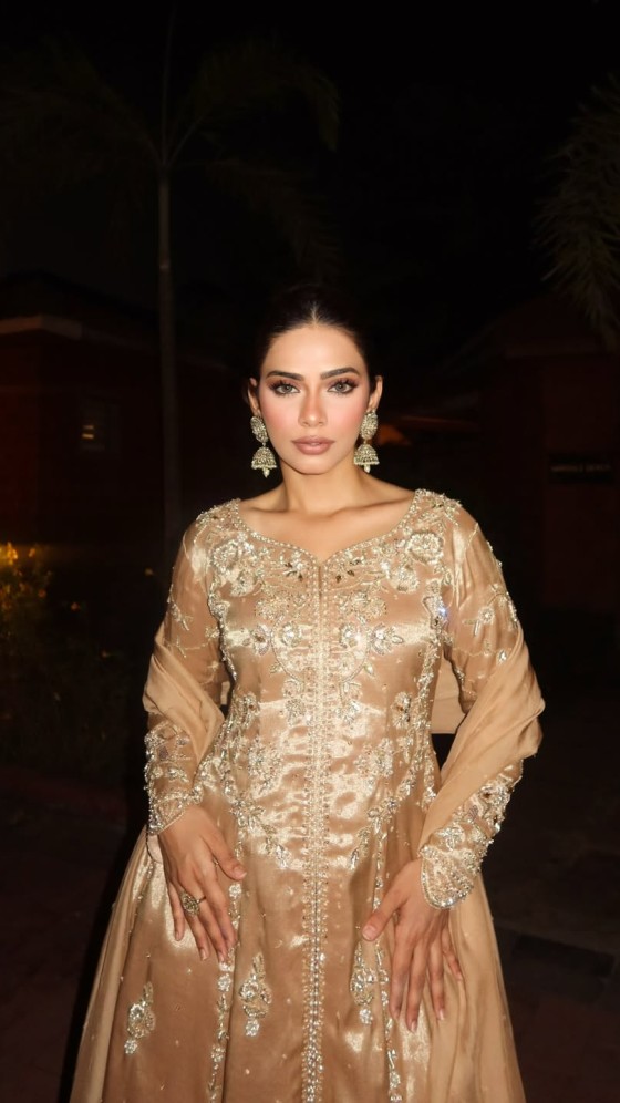 Nagma Mirajkar Rocks Luxe Gold Fashion Moment