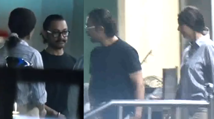 Aamir Khan And Girlfriend Gauri Spratt Visit Salim Khan At Mumbai's Lilavati Hospital