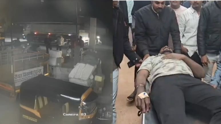 अहिल्यानगर में देर रात फायरिंग: युवक को दौड़ाकर गोली मारी, CCTV में कैद हुई वारदात