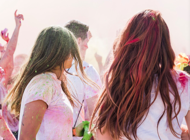 The festival of colours can negatively impact your hair in a variety of ways