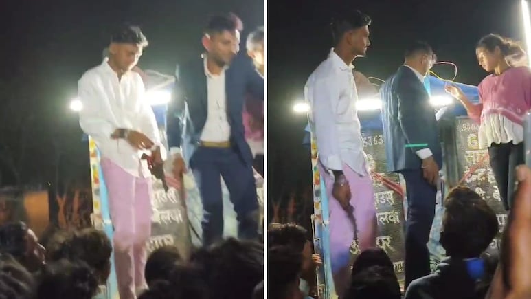 'मारी सिक्सर के 6 गोली छाती में रे', गाने पर देसी कट्टे के साथ नाचे जीजा-साला; एक गिरफ्तार, दूसरा फरार