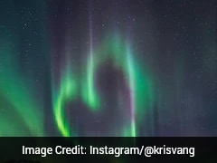 Northern Lights Captured In Heart Shape Over Norway Ahead Of Valentine's Day