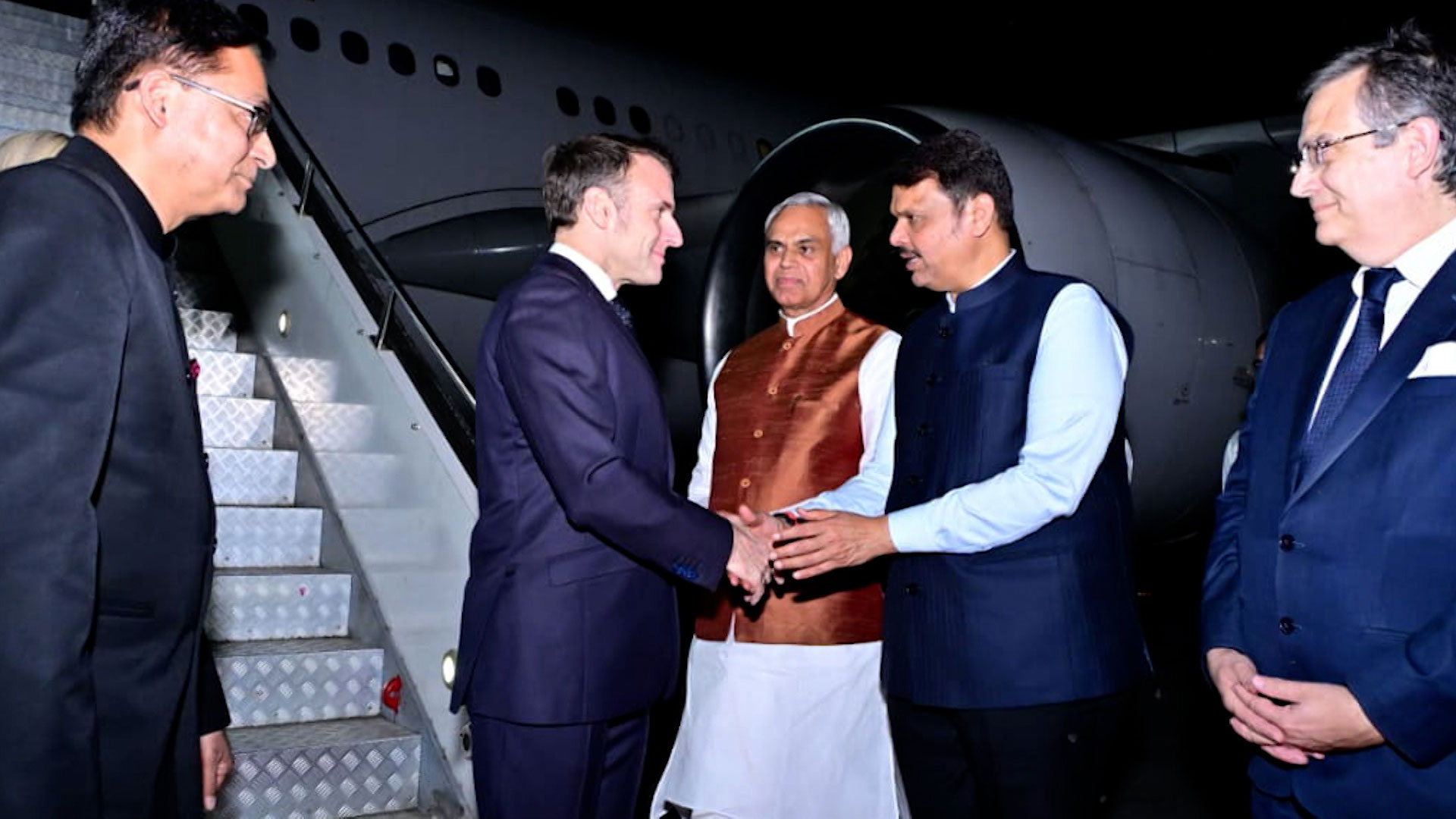 French President Emmanuel Macron Lands In India, Begins 3-Day Visit