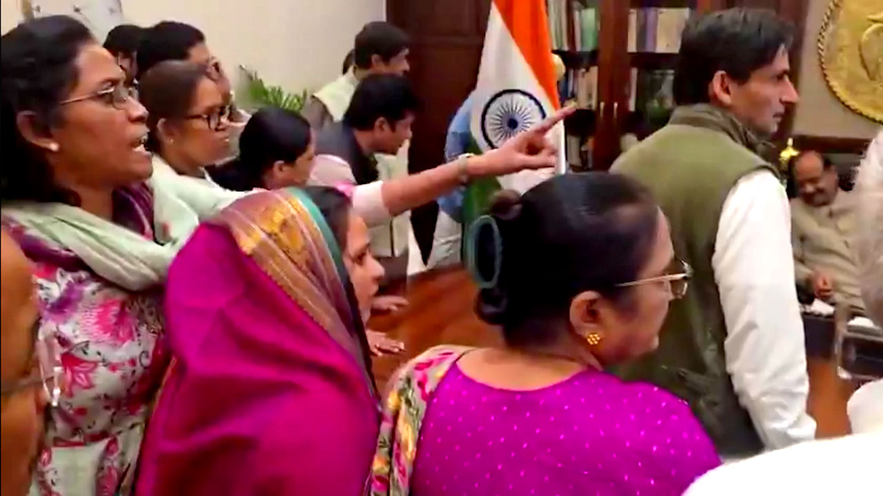 Kiren Rijiju Alleges Abuse, Threats As Congress MPs Record Video Inside Speaker's Chamber