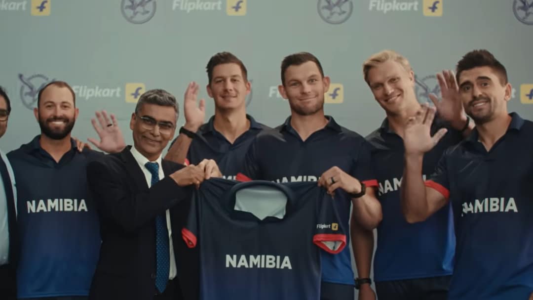 Flipkart's Wild T20 World Cup Play: Namibia Sponsorship Leaves Fans Stunned | Watch Video
