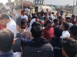 नेशनल हाईवे 552 बना रही कंपनी पर वेतन नहीं देने का आरोप, मजदूरों ने काम रोका, पुल का गर्डर गिरने से चर्चा में आई थी