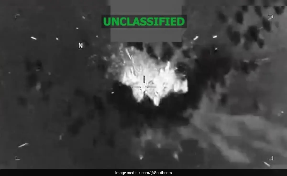 Video: US Military's Lethal Kinetic Strike On Narco Boat In The Caribbean