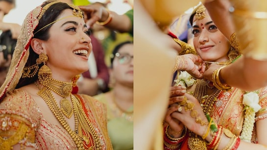Viral Pics: Rashmika Mandanna Gets Teary-Eyed At Dreamy Wedding With Vijay  Deverakonda