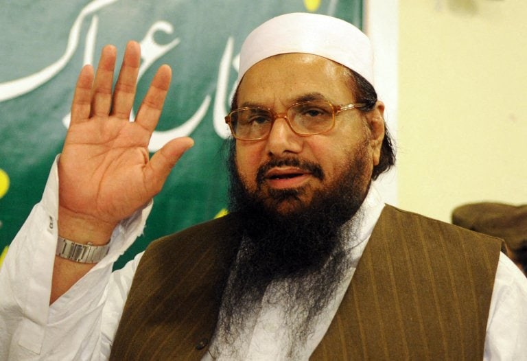 Hafiz Saeed, the founder of Lashkar-e-Taiba