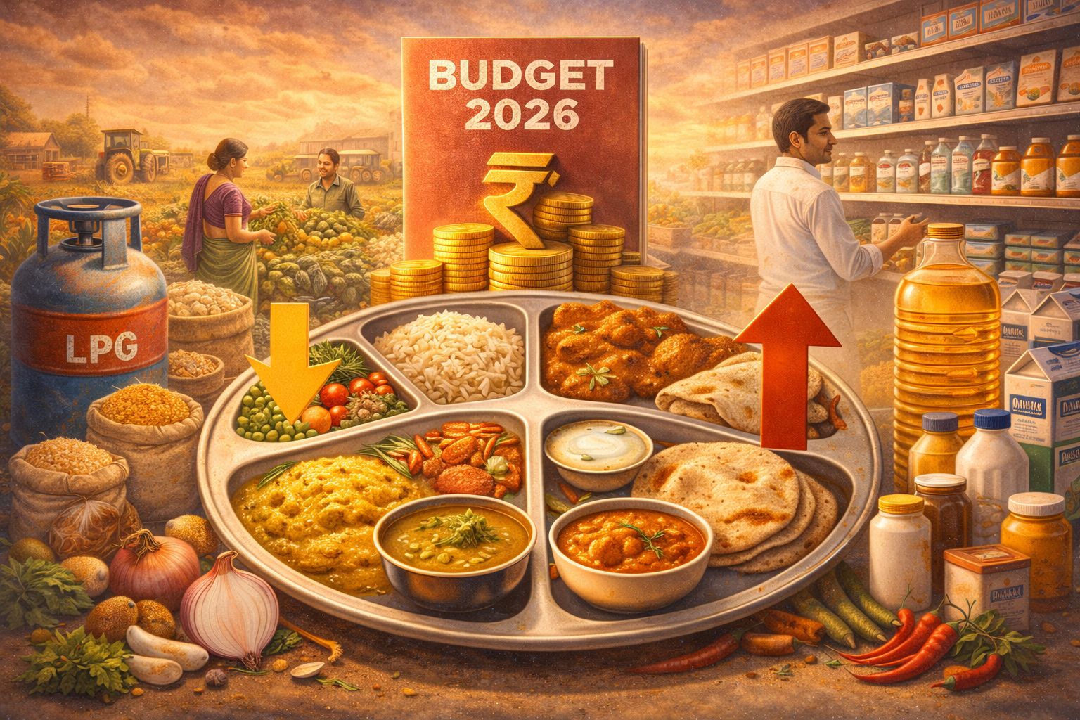 Budget 2026: मिडिल क्लास के लिए कितना सस्ता और महंगा हुआ रसोई का बजट? दाल-सब्जी से लेकर तेल तक का हिसाब