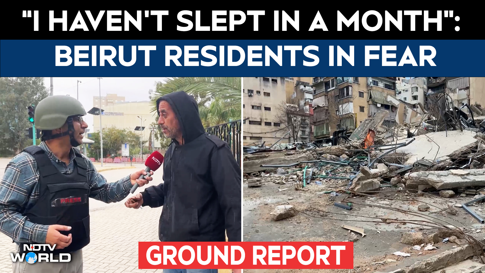 Ground Report: Buildings Reduced To Rubble, Beirut Residents Say 'Not Slept For A Month'