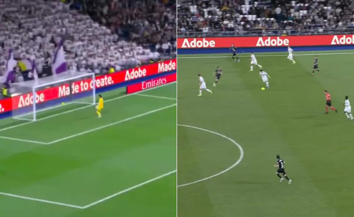 Real Madrid Star Arda Guler Scores From Own Half, Matches Stunning La Liga Record