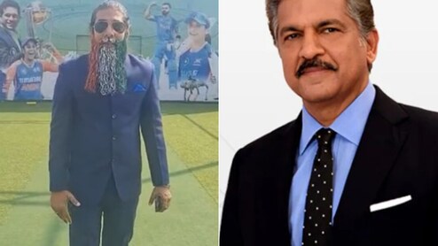 तिरंगी दाढ़ी वाले फैन का अनोखा सफर, Mahindra XUV से पूरा किया वर्ल्ड कप टूर, आनंद महिंद्रा को कहा धन्यवाद