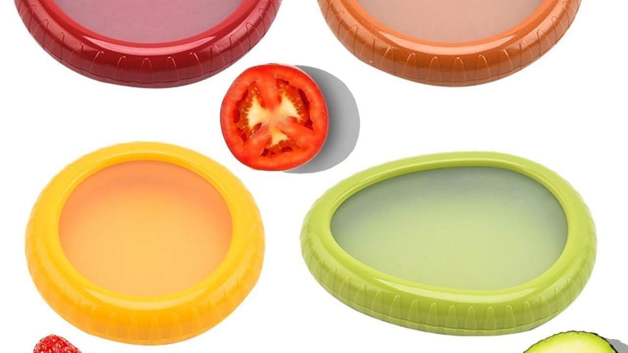 Ditch Plastic Wrap With These Reusable Silicone Food Covers For Zero Waste Storage
