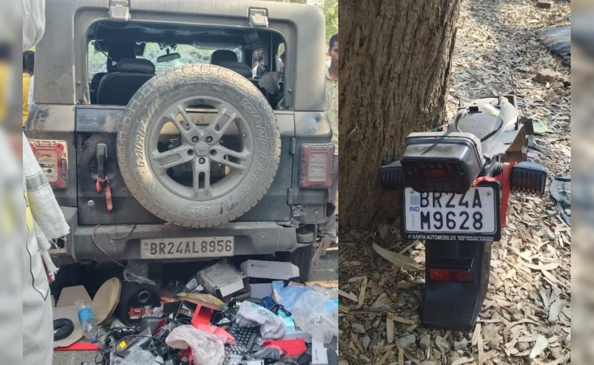 बिहार में खौफनाक मंजर: थार के नीचे फंसा युवक, चालक ने 100 मीटर तक नहीं रोकी गाड़ी; 2 की चली गई जान