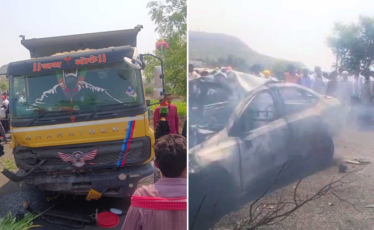 Maharashtra Woman, Son Burnt To Death After Car, Truck Collide Head-On