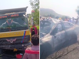 Maharashtra Woman, Son Burnt To Death After Car, Truck Collide Head-On