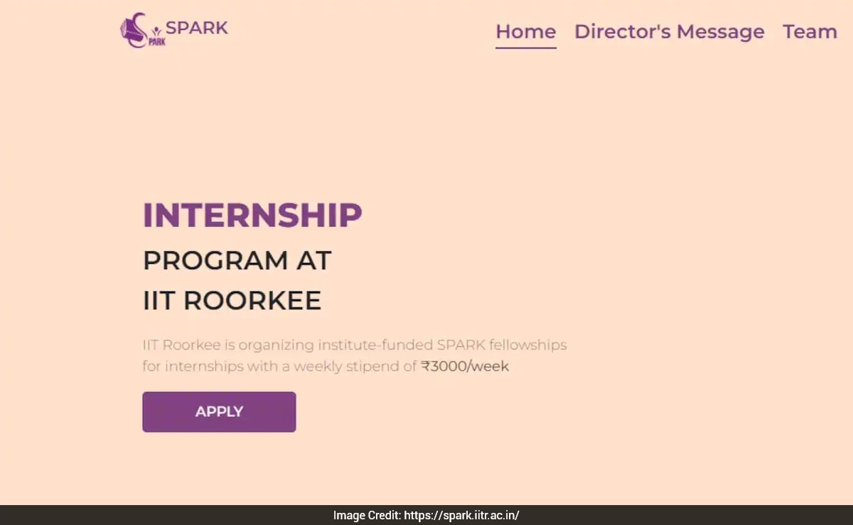 IIT Roorkee Invites Applications For Institute-Funded SPARK Summer Internship Programme 2026