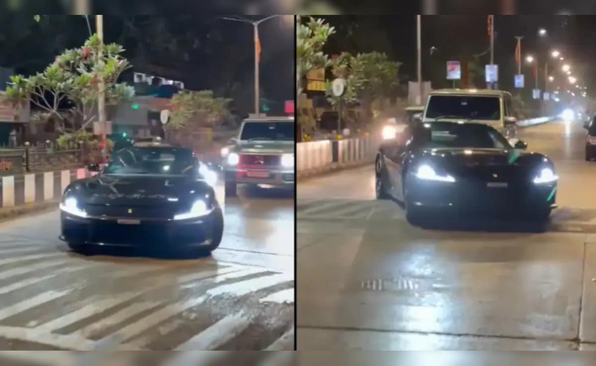 VIDEO: स्पीड ब्रेकर के पास आकर फंस गई पंड्या की 12 करोड़ी फरारी 12 सिलिंड्री कार, फिर ऑलराउंडर ने लगाया दिमाग