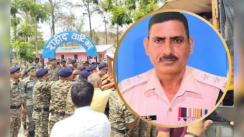 छत्तीसगढ़ में राजस्&zwj;थान के CRPF सब-इंस्पेक्टर मोहर सिंह गुर्जर का न&zwj;िधन, चार KM लंबी तिरंगा यात्रा में उमड़ा जनसैलाब